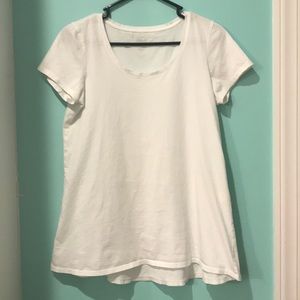 Purejill White cotton t-shirt
